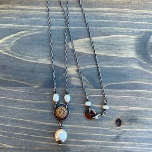 Silver & Pearl Beth Orduna Necklace